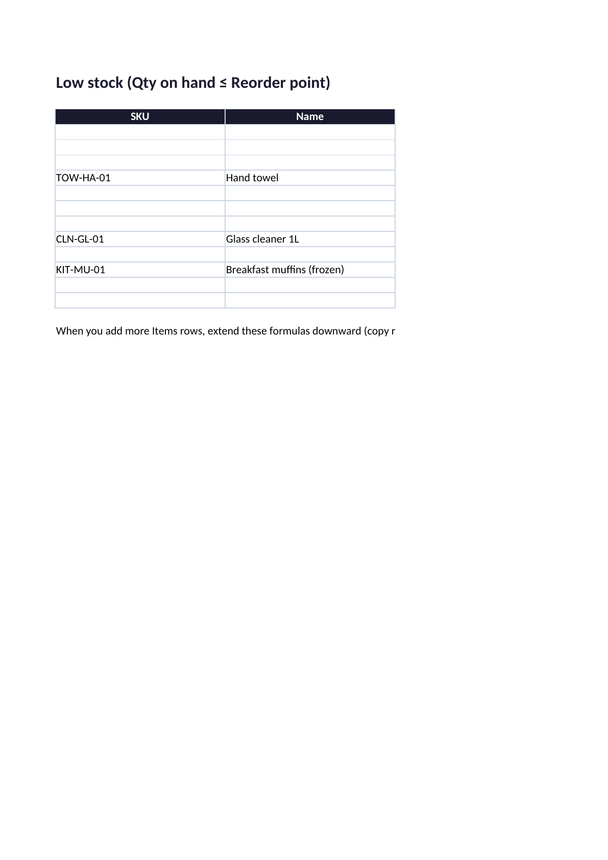 Inventory + Reorder Tracker - Image 5
