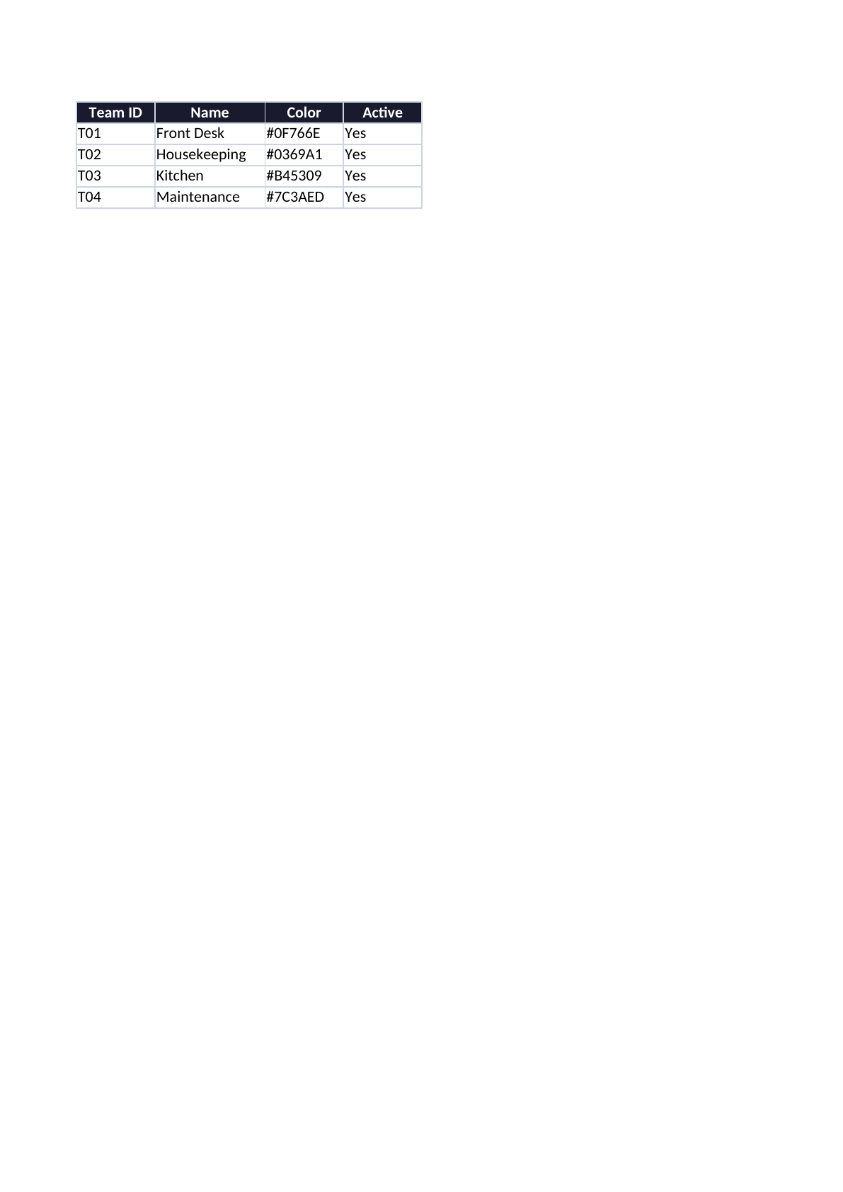 Shift Roster Spreadsheet - Image 4